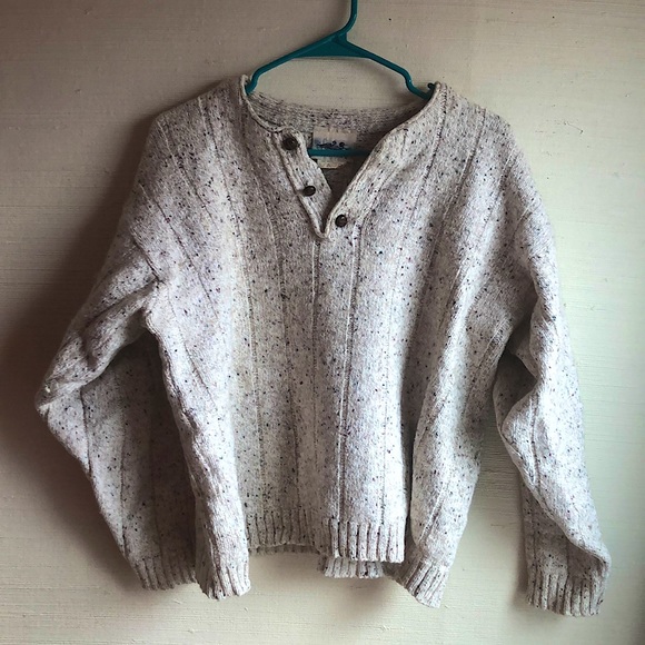 Northern Reflections Sweaters - Speckled Cream Winter Pullover